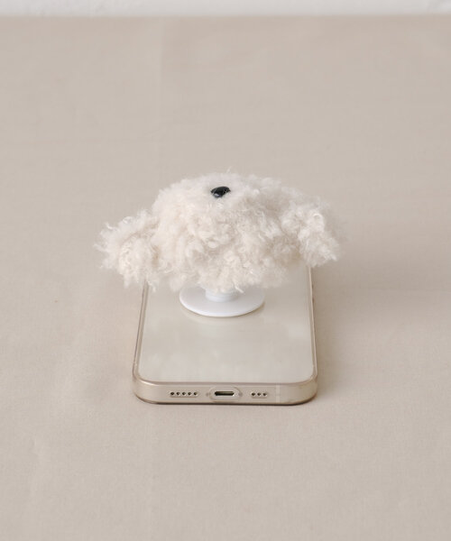 BIRTHDAY BAR（バースデイバー）の「monmon スマホグリップ（スマホグッズ・レディース・ホワイト/ブラウン・0）」の11枚目の写真