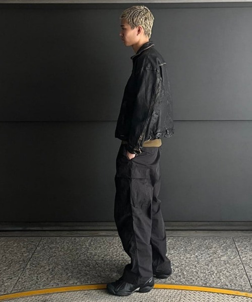 BEAMS（ビームス）の「ワイドフィット ユーズド加工 レザージップ