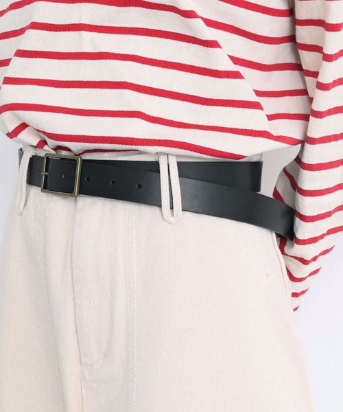 PAR ICI（パーリッシィ）の「ホーク オリジナル牛革太ベルト（ベルト・レディース・ブラック/レッド/ダークブラウン・FREE）」の12枚目の写真