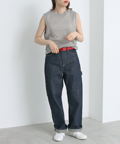 PAR ICI（パーリッシィ）の「ホーク オリジナル牛革太ベルト（ベルト・レディース・ブラック/レッド/ダークブラウン・FREE）」の8枚目の写真