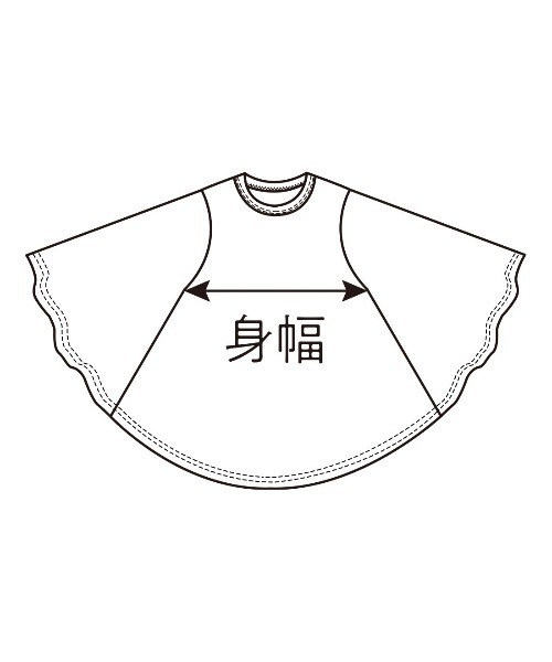 Live in comfort（リブインコンフォート）の「リブ　イン　コンフォート　アクティブに動ける！吸汗速乾＆抗菌防臭素材のフレアー袖カットソートップス（Tシャツ/カットソー・レディース・ブラック/ホワイト・LARGE/MEDIUM/SMALL/X-LARGE）」の4枚目の写真