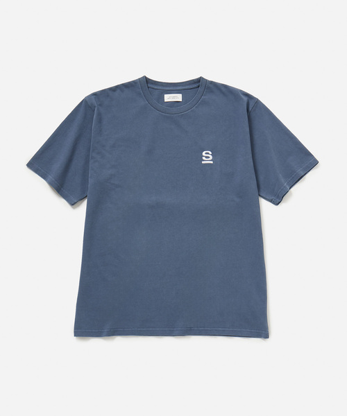 Saturdays NYC（サタデーズ ニューヨークシティ ）の「Pigment Dyed/S Relax SS Tee（Tシャツ/カットソー・メンズ・イエロー系その他/オフホワイト/ネイビー・L/M/S/XL）」の3枚目の写真