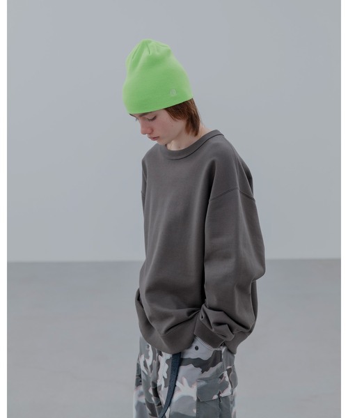 uniform experiment(ユニフォームエクスペリメント)の「UE BEANIE(ニットキャップ/ビーニー・メンズ・グリーン/ベージュ/ブラウン/ブラック・FREE)」の5枚目の写真