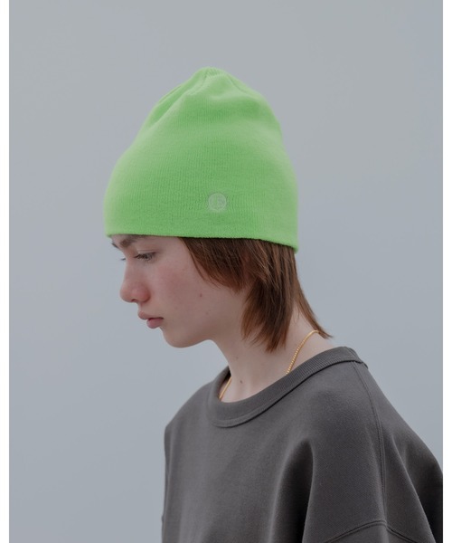 uniform experiment(ユニフォームエクスペリメント)の「UE BEANIE(ニットキャップ/ビーニー・メンズ・グリーン/ベージュ/ブラウン/ブラック・FREE)」の11枚目の写真