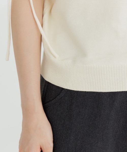 flower（フラワー）の「クラシックリボントップ（Tシャツ/カットソー・レディース・アイボリー/ピンク・FREE）」の10枚目の写真