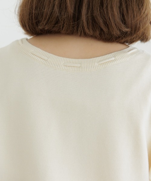 flower（フラワー）の「クラシックリボントップ（Tシャツ/カットソー・レディース・アイボリー/ピンク・FREE）」の12枚目の写真