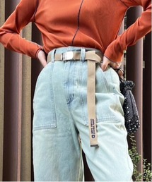 バックルロゴガチャベルト/ユニセックス