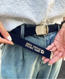 DOUBLE NAME | バックルロゴガチャベルト/ユニセックス(ベルト)