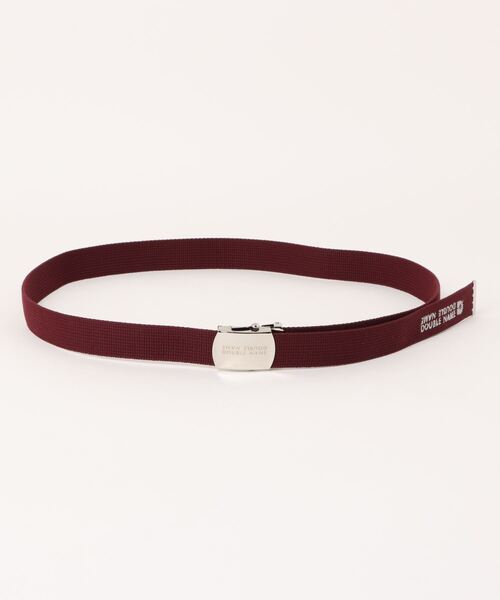 DOUBLE NAME（ダブルネーム）の「バックルロゴガチャベルト/ユニセックス（ベルト・レディース・ボルドー/ベージュ/ネイビー/オフホワイト・FREE）」の15枚目の写真