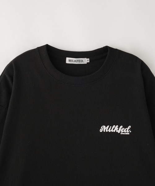 MILKFED.(ミルクフェド)の「RIBBON WIDE L/S TEE(Tシャツ/カットソー・レディース・ホワイト/ブラウン/ブラック・M/L)」の10枚目の写真