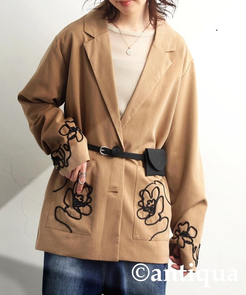 antiqua（アンティカ）の「ミニバッグ付きベルト（ベルト・レディース・ブラック/ベージュ・FREE）」の5枚目の写真