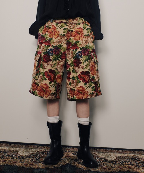 manana suerte（マニャーナスエルテ）の「SPECIAL EDITION ゴブランハーフパンツ（その他パンツ・レディース・ブラック/ベージュ・MEDIUM/LARGE）」の19枚目の写真