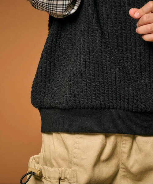 apres les cours（アプレレクール）の「ベストレイヤードTシャツ（Tシャツ/カットソー・キッズ・ブラック/アイボリー・80/90/100/110/120/130）」の18枚目の写真