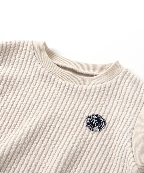 apres les cours（アプレレクール）の「ベストレイヤードTシャツ（Tシャツ/カットソー・キッズ・ブラック/アイボリー・80/90/100/110/120/130）」の19枚目の写真