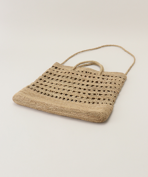 MAISON N.H PARIS（メゾンエヌアッシュパリ）の「【MAISON N.H PARIS/メゾン・エヌ・アッシュ・パリ】ALICIA TOTE BAG EC2R01B17B（ショルダーバッグ・レディース・ベージュ・FREE）」の4枚目の写真