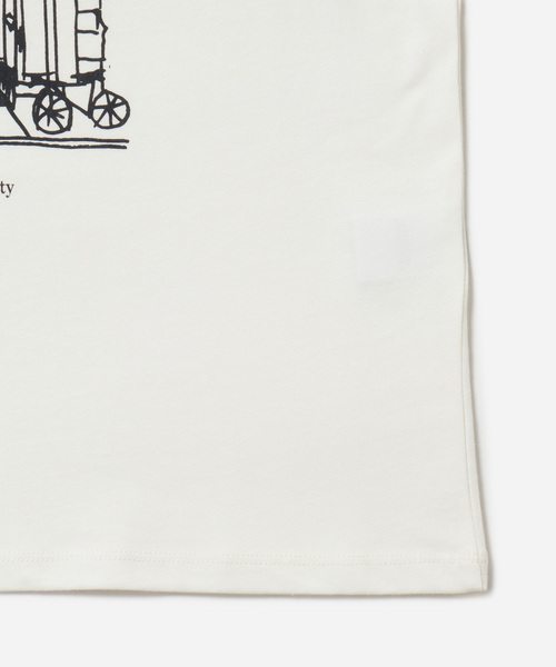 Saturdays NYC（サタデーズ ニューヨークシティ ）の「Cafe Standard SS Tee（Tシャツ/カットソー・レディース・オフホワイト・S/M/L）」の5枚目の写真