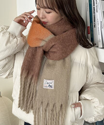 【6色展開】太フリンジマフラー