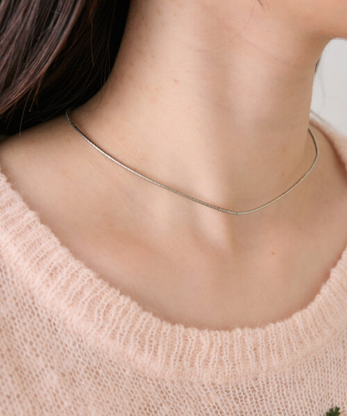 mystic（ミスティック）の「[Eau]shiny necklace（ネックレス・レディース・ゴールド/シルバー・ONE SIZE）」の3枚目の写真
