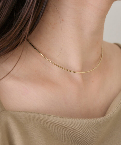 mystic（ミスティック）の「[Eau]shiny necklace（ネックレス・レディース・ゴールド/シルバー・ONE SIZE）」の4枚目の写真