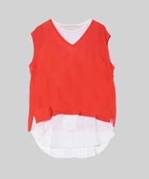 Liyoca | レイヤードノースリトップスSET(ベスト)