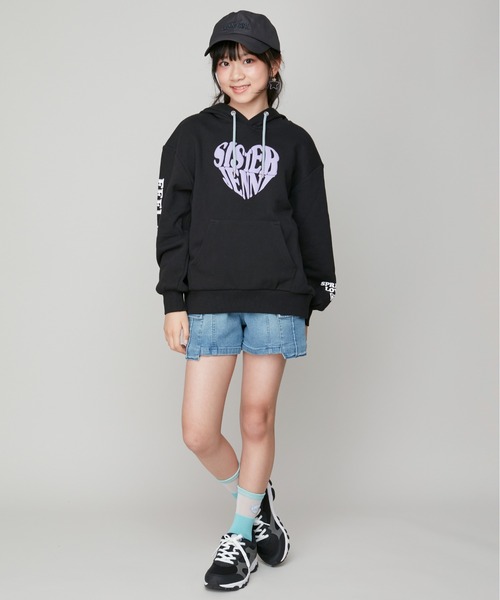 JENNI(ジェニィ)の「オーバルシアークルーソックス(ソックス/靴下・キッズ・オフホワイト/ミント/ブラック・19-21cm/22-24cm)」の14枚目の写真