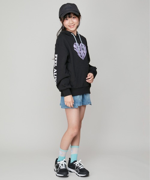 JENNI(ジェニィ)の「オーバルシアークルーソックス(ソックス/靴下・キッズ・オフホワイト/ミント/ブラック・19-21cm/22-24cm)」の13枚目の写真