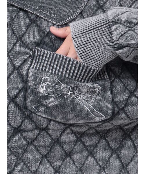 merry jenny（メリージェニー）の「ストーンウォッシュニットカーディガン（カーディガン/ボレロ・レディース・ライトブルー/オフホワイト/グレー/ブラウン・FREE）」の19枚目の写真