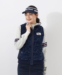 ボアベスト+中綿スカート　セットアップワンピース