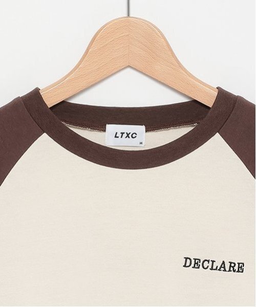 LOVETOXIC（ラブトキシック）の「【LTXC】オーガビッツラグラン長袖Tシャツ（Tシャツ/カットソー・キッズ・レッド/ブラウン/ブラック・S/M/L/LL）」の8枚目の写真