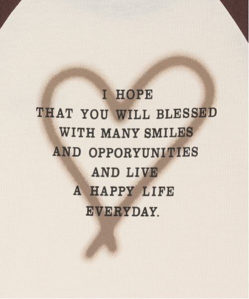 LOVETOXIC（ラブトキシック）の「【LTXC】オーガビッツラグラン長袖Tシャツ（Tシャツ/カットソー・キッズ・レッド/ブラウン/ブラック・S/M/L/LL）」の12枚目の写真