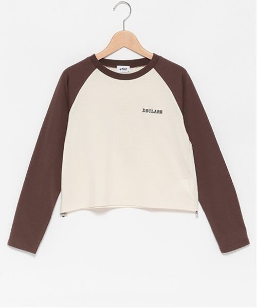 LOVETOXIC（ラブトキシック）の「【LTXC】オーガビッツラグラン長袖Tシャツ（Tシャツ/カットソー・キッズ・レッド/ブラウン/ブラック・S/M/L/LL）」の16枚目の写真