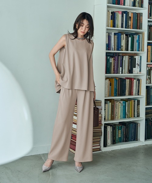 STYLE DELI(スタイルデリ)の「【匠ジョーゼット】サイドボックスチュニック(シャツ/ブラウス・レディース・ホワイト・FREE)」の20枚目の写真
