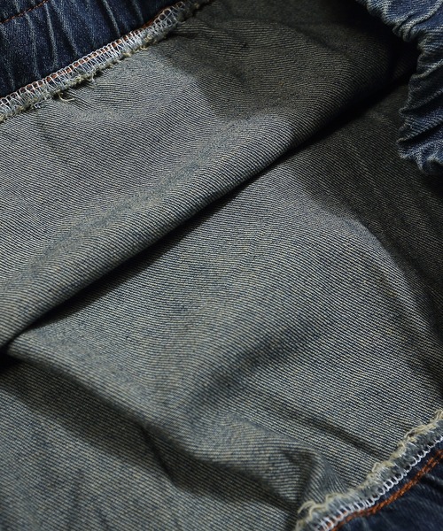 HOOK(フック)の「HOOK -select- レーシング刺繍ウォッシュデニムハーフジップ(その他トップス・メンズ・ブルー/ブラック・M/L/XL)」の18枚目の写真