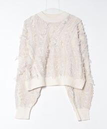 Per sist ence | MIXフリンジプルオーバー(ニット/セーター)