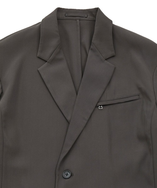 JUNRED（ジュンレッド）の「【セットアップ対応】EVER FREEセミダブルジャケット（テーラードジャケット・メンズ・チャコールグレー/ブラック/ブルー系その他4・L/S/M）」の6枚目の写真