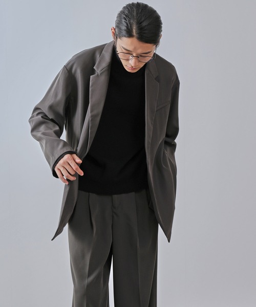 JUNRED（ジュンレッド）の「【セットアップ対応】EVER FREEセミダブルジャケット（テーラードジャケット・メンズ・チャコールグレー/ブラック/ブルー系その他4・L/S/M）」の21枚目の写真