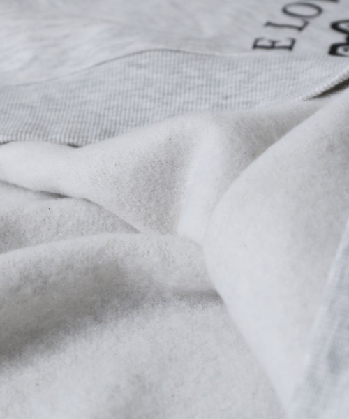 NILWAY（ニルウェイ）の「フラワーデザイン オーバーサイズ スウェット（スウェット・レディース・オートミール/ブラック/杢グレー・MEDIUM/LARGE）」の13枚目の写真