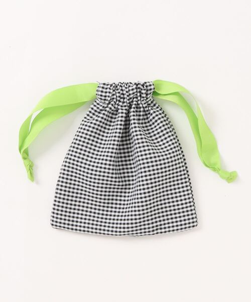 FOREVER 21（フォーエバー トゥエンティーワン）の「【パワーパフ ガールズ】巾着ポーチ（ポーチ・レディース・ブラック/グリーン/ピンク・FREE）」の4枚目の写真