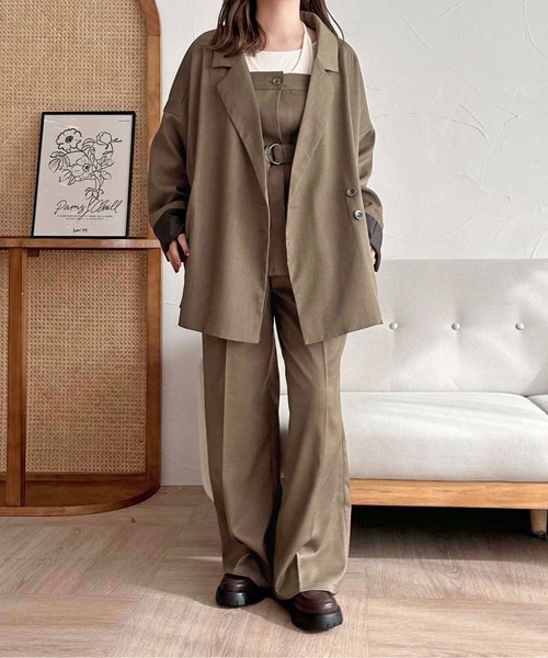 apres jour clair】【セットアップ可能】ベルト付きビスチェ【ZOZOTOWN