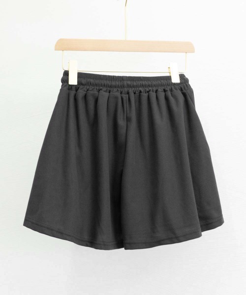 Miniministore（ミニミニストア）の「シンプルAラインショートパンツレディース（スウェットパンツ・レディース・チャコールグレー/ライトベージュ/ブラック・FREE）」の19枚目の写真