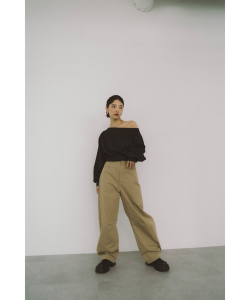 DRWCYS（ドロシーズ）の「オフショルダースウェット（スウェット・レディース・ブラック/グレー・FREE）」の8枚目の写真