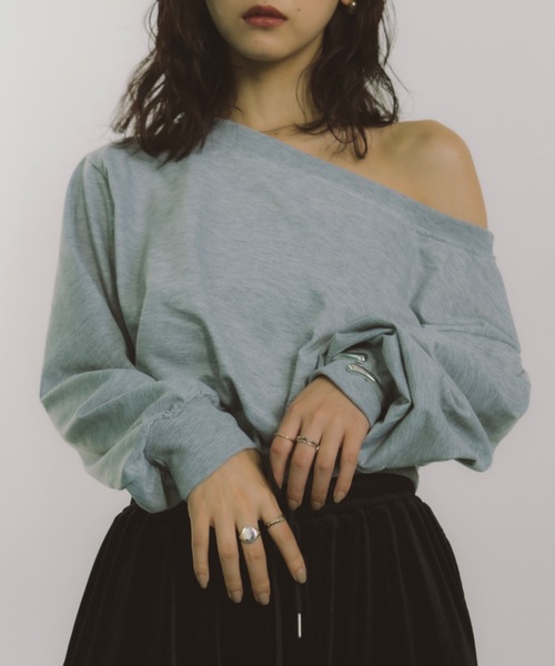 DRWCYS（ドロシーズ）の「オフショルダースウェット（スウェット・レディース・ブラック/グレー・FREE）」の22枚目の写真