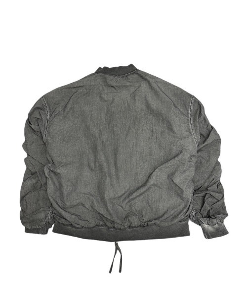 XU(エックスユー)の「ストリートファッション XU エックスユー washed shirring blouson ウォッシュドシャーリングブルゾン MA-1 エムエーワン 羽織り オーバーサイズ 韓国ファッション 韓国ストリート(ブルゾン・メンズ・グレー・ONE SIZE)」の20枚目の写真