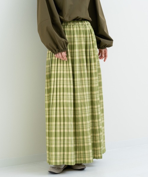 セール】【refinedworks】人気のチェックプリーツスカート（スカート