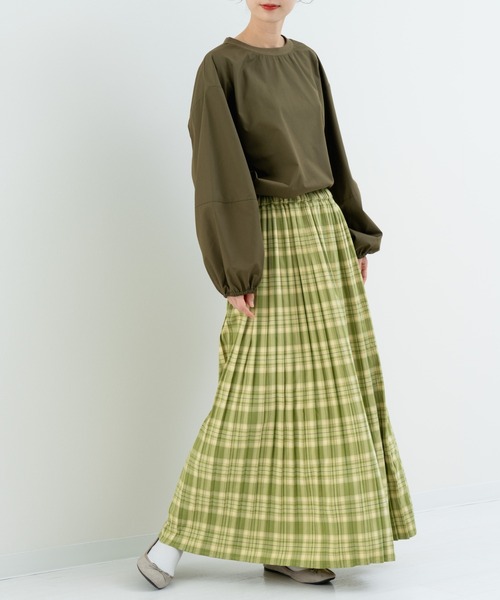 FILA 緑色 プリーツスカート EVALET®︎ プリーツスカート [全4色] – muta Online Store