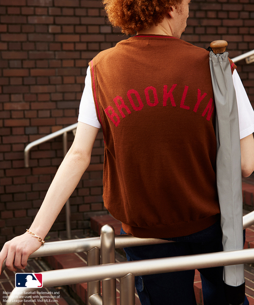 セール】【MLB COLLECTION BY JUN】クラシックロゴニットベスト