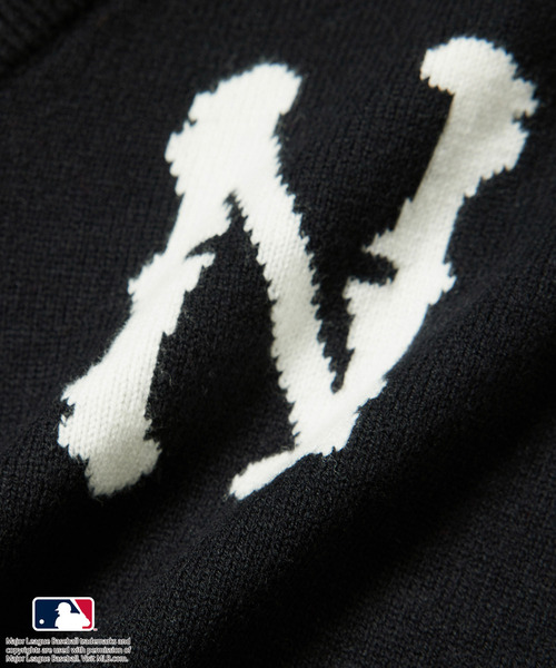 ADAM ET ROPE'(アダムエロペ)の「【MLB COLLECTION BY JUN】クラシックロゴニットベスト(ベスト・メンズ・ホワイト/ブラウン/ブラック・L/M)」の8枚目の写真