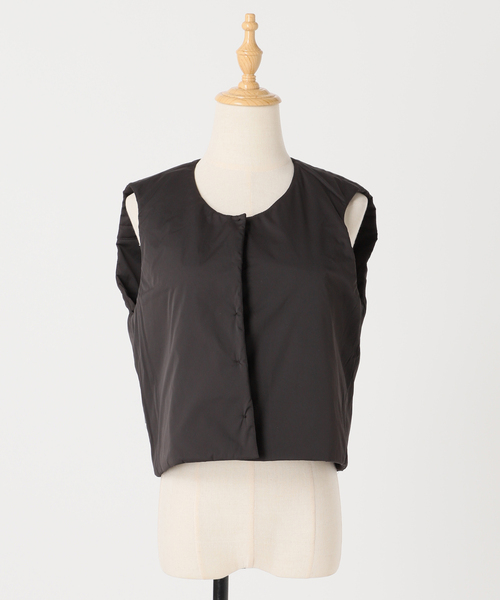 LOW CLASSIC（ロウ　クラシック）の「【LOW CLASSIC/ロウ・クラシック】VOLUME STITCH PADDED VEST LW243VT01（ブルゾン・レディース・ブラック系その他・SMALL）」の17枚目の写真