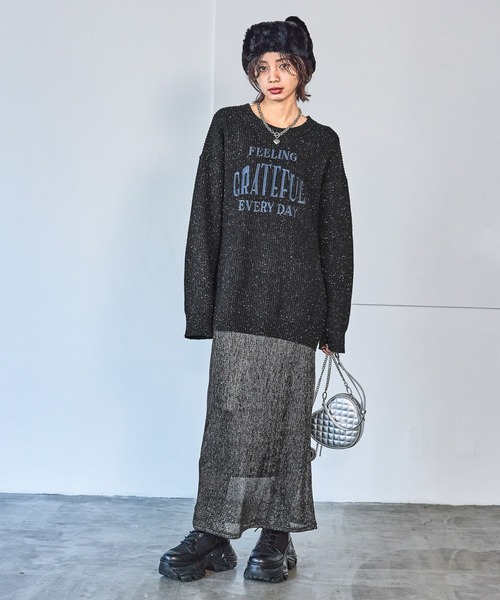 セール】ラメプリーツナロースカート（スカート）｜PAGEBOY