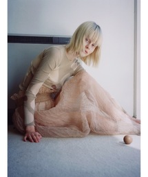 leinwande（ラインヴァンド）の「Eniko Katalin Botanical Sheer Intarsia Top（ニット/セーター）」